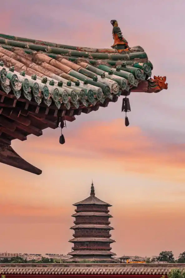 4k佛塔壁纸 - 古塔 - 大同 - 山西「哲风壁纸」