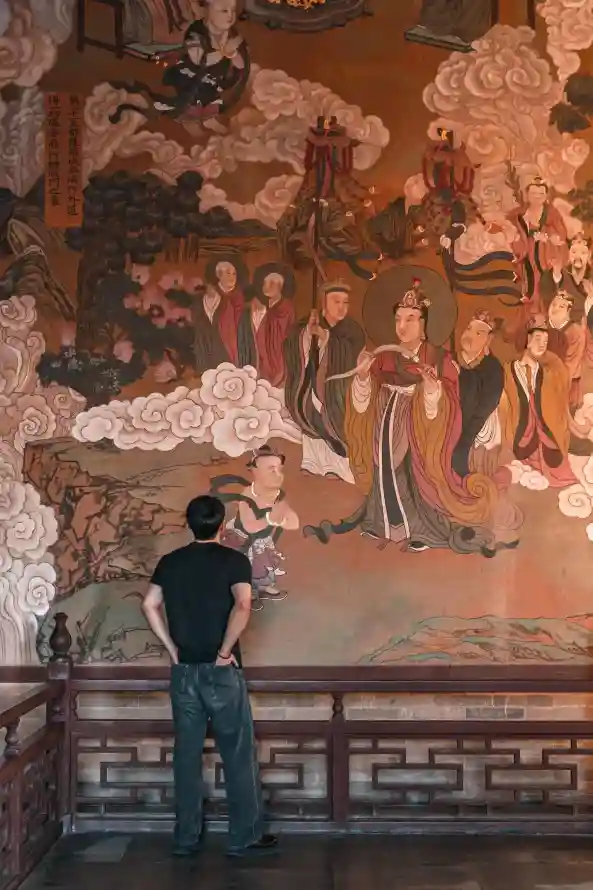 4k壁画壁纸 - 大同 - 山西 - 游客「哲风壁纸」