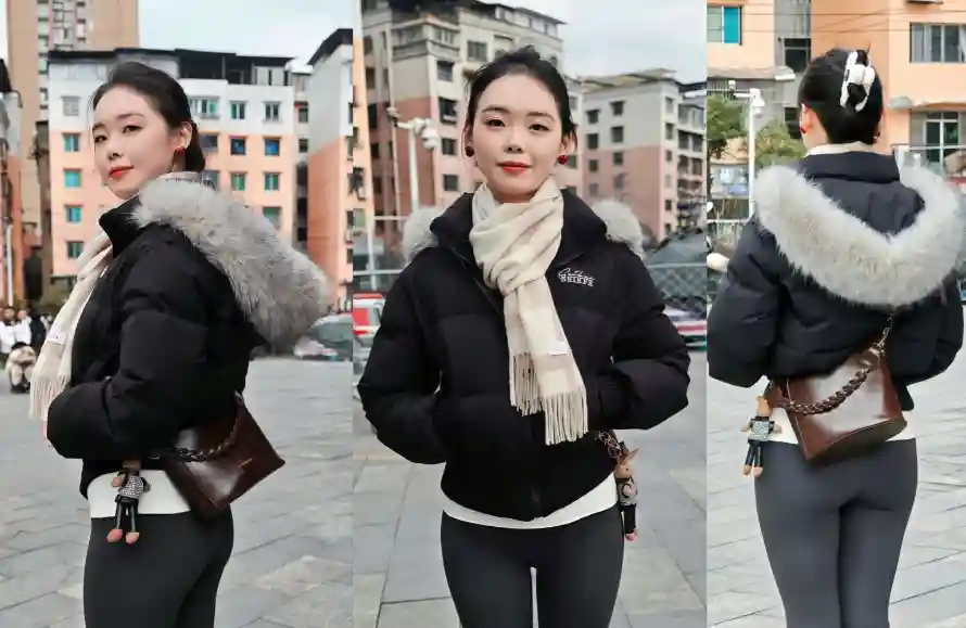 2k围巾壁纸-冬季穿搭与建筑-城市街道免费下载「哲风壁纸」