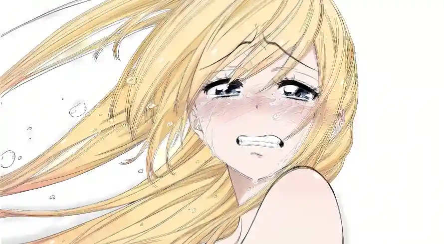 4k哭泣壁纸 - 少女 - 手绘 - 泪水「哲风壁纸」