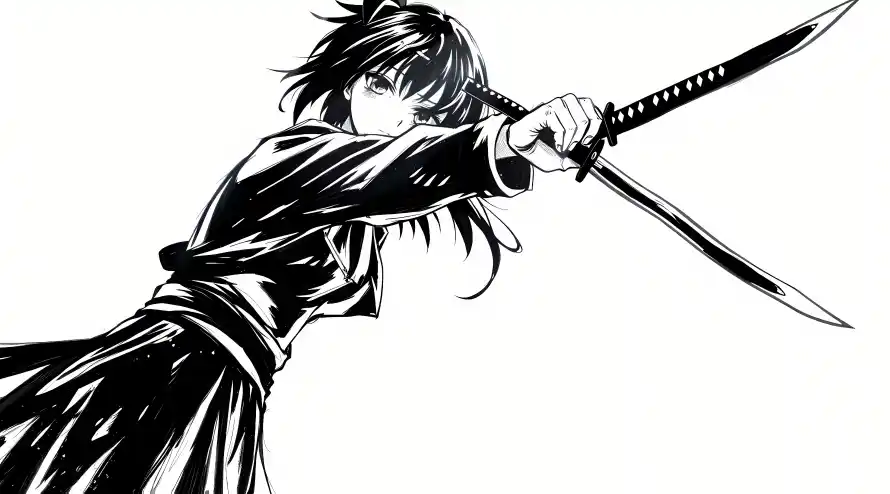 3k双减壁纸-动漫少女和艺术-免费下载「哲风壁纸」