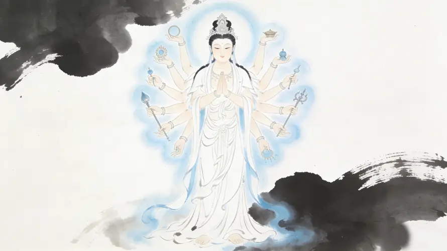 4k传统壁纸 - 佛教 - 宗教 - 水墨「哲风壁纸」