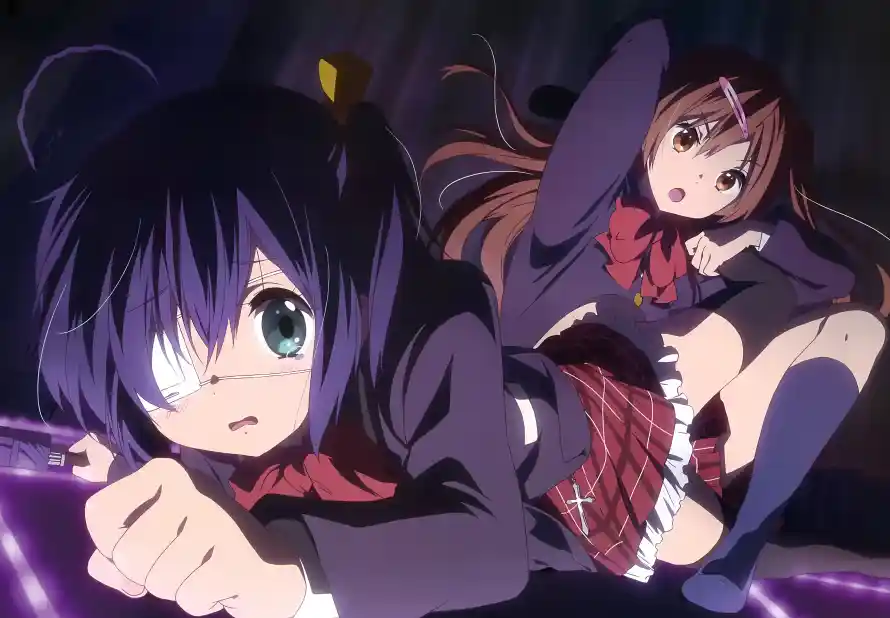 4k校服壁纸 - 棕发 - 眼罩 - 短裙「哲风壁纸」