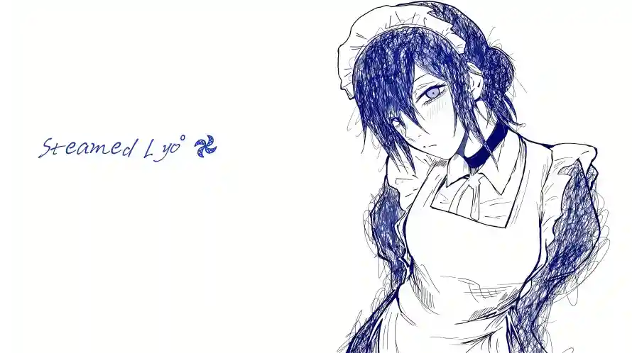 4k围裙壁纸 - 手绘 - 素描 - 线稿「哲风壁纸」