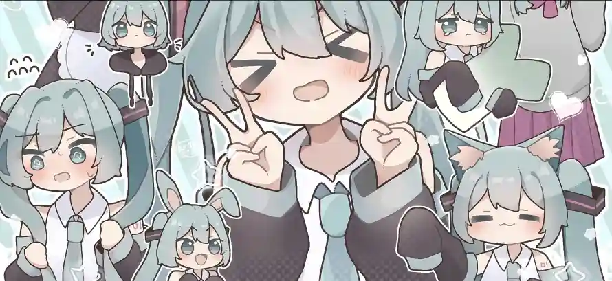 4kQ版壁纸 - 动作 - 可爱 - 插画「哲风壁纸」