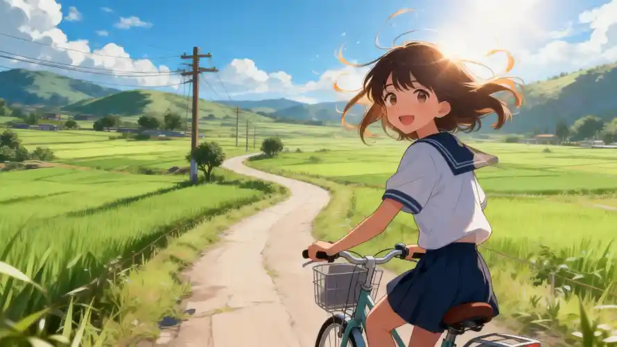 4k乡村壁纸 - 夏日 - 校服 - 清新「哲风壁纸」