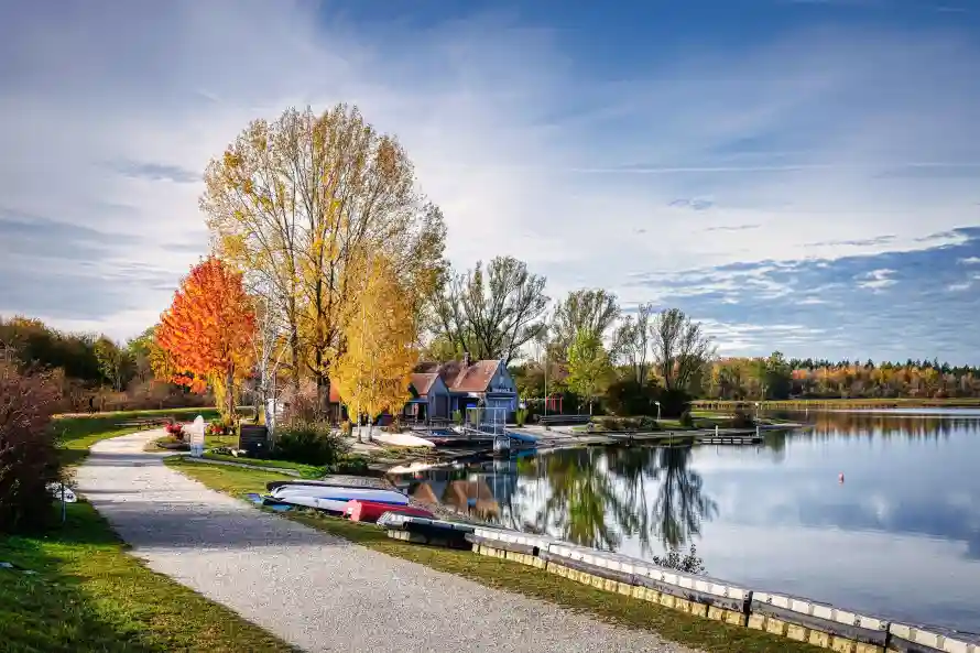 4k乡村壁纸 - 倒影 - 宁静 - 小屋「哲风壁纸」