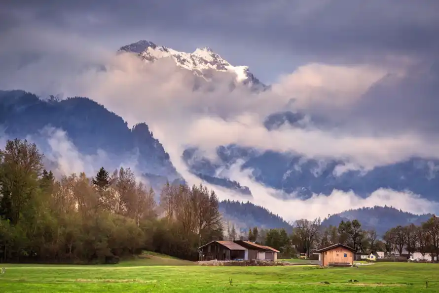 4k云雾壁纸 - 山峰 - 山脉 - 山谷「哲风壁纸」