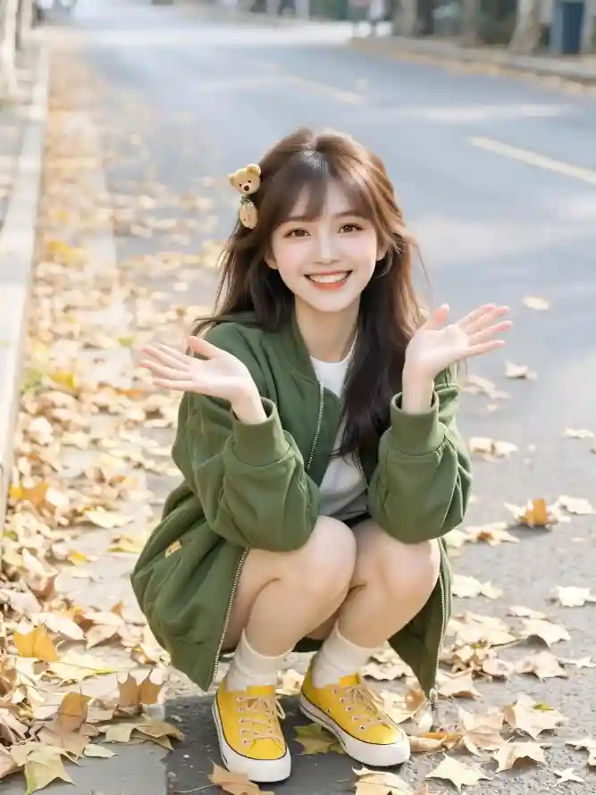 4k发饰壁纸 - 女孩 - 性感 - 户外「哲风壁纸」