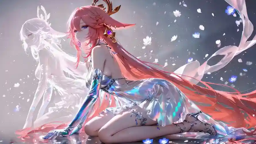 5k光点壁纸-二次元壁纸和壁纸-华丽服饰壁纸分享「哲风壁纸」