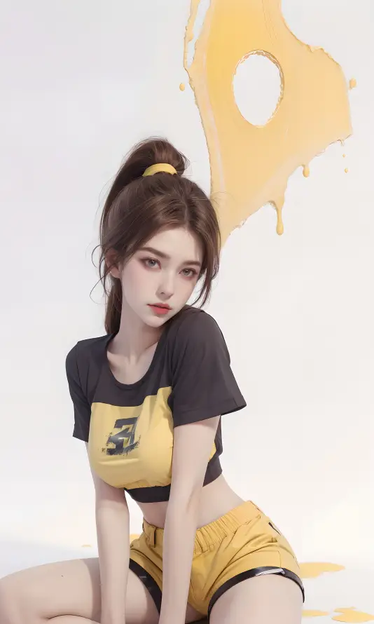 4kGDG壁纸 - 艺术感 - 时尚穿搭 - 活力美女「哲风壁纸」