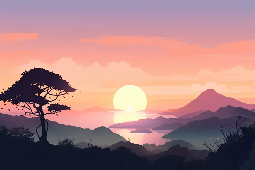 4k云海壁纸 - 剪影 - 夕阳 - 天空「哲风壁纸」 4k云海壁纸 - 剪影 - 夕阳 - 天空「哲风壁纸」