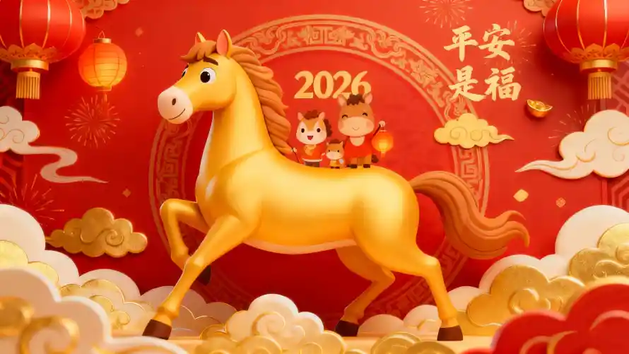 4k喜庆壁纸 - 快乐 - 新年 - 新春「哲风壁纸」