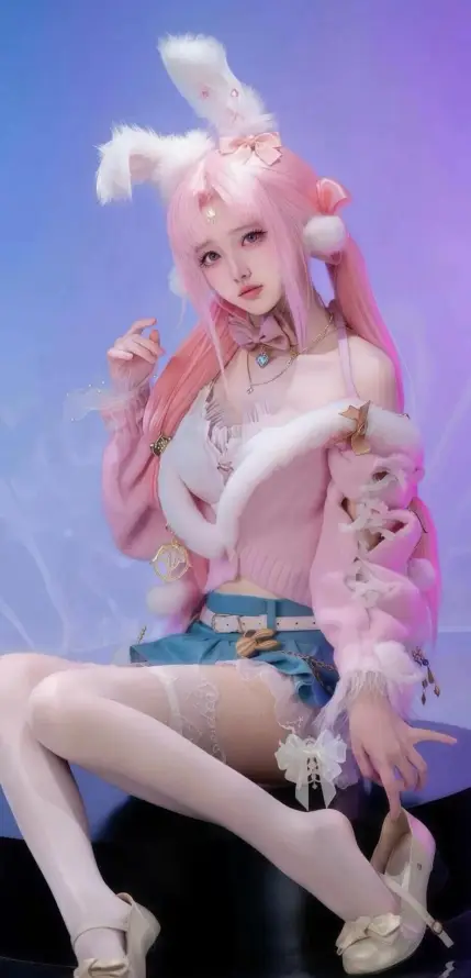 4k兔耳壁纸 - 可爱 - 少女 - 性感「哲风壁纸」