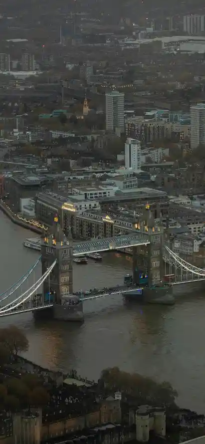 4k城市壁纸 - 桥 - 建筑 - 河流「哲风壁纸」