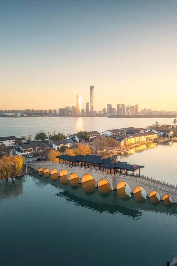 4k北京壁纸 - 桥梁 - 水面 - 湖泊「哲风壁纸」