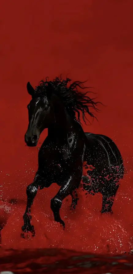 4k动态壁纸 - 动物 - 水花 - 简约「哲风壁纸」