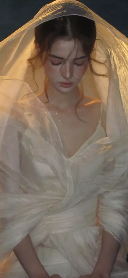 4k优雅壁纸 - 复古 - 头纱 - 婚礼「哲风壁纸」