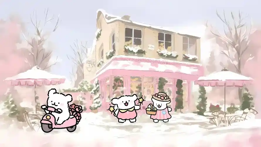 4k冬日壁纸 - 雪地 - 雪景 - 冬日氛围「哲风壁纸」