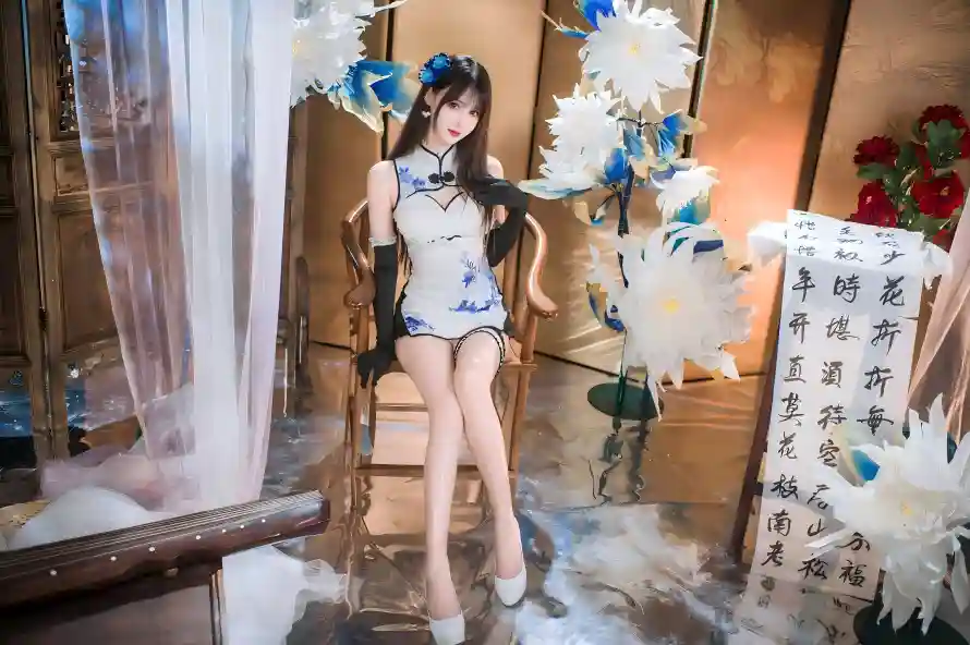 4k书法壁纸 - 古风 - 室内 - 旗袍「哲风壁纸」 4k书法壁纸 - 古风 - 室内 - 旗袍「哲风壁纸」