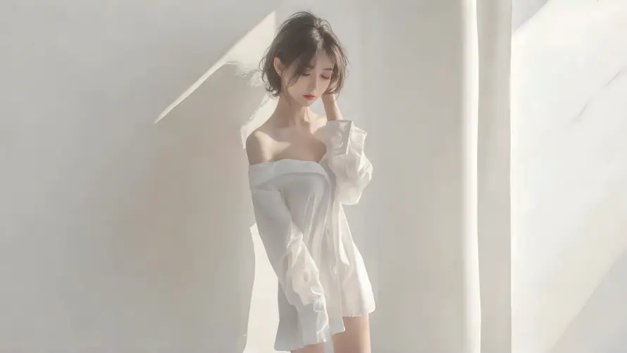 4kvhyj壁纸-优雅姿态 - 光影效果-室内光线「哲风壁纸」