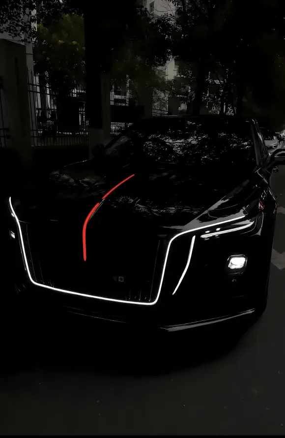 4k夜晚壁纸 - 夜景 - 树木 - 汽车「哲风壁纸」