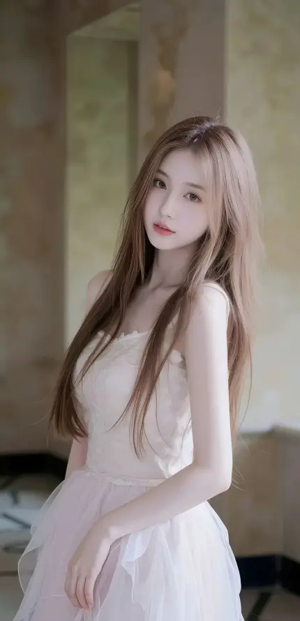 4k优雅壁纸 - 室内 - 清新 - 美女「哲风壁纸」