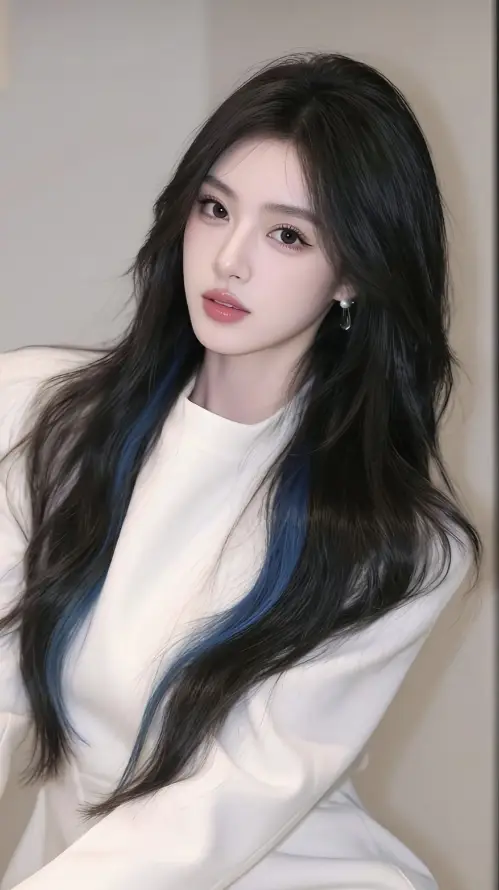 4k白衣壁纸 - 美女 - 耳环 - Ios「哲风壁纸」