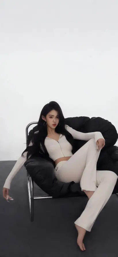 4k坐姿壁纸 - 室内 - 时尚 - 气质「哲风壁纸」