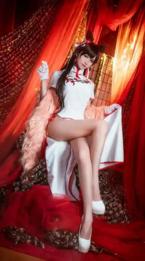 4k坐姿壁纸 - 性感 - 旗袍 - 美女「哲风壁纸」