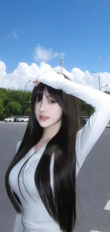 4k户外壁纸 - 清新 - 白云 - 绿树「哲风壁纸」