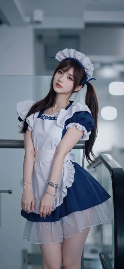 4k制服壁纸 - 可爱 - 女仆 - 室内「哲风壁纸」