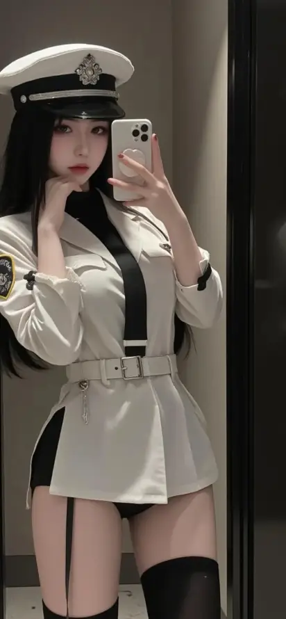 4k美女壁纸 - 自拍 - Ios - 电梯间「哲风壁纸」