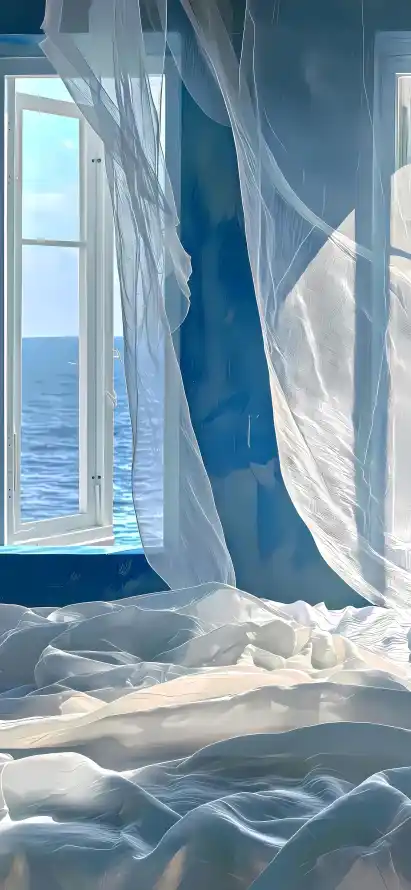 4k卧室壁纸 - 室内 - 床品 - 柔和「哲风壁纸」