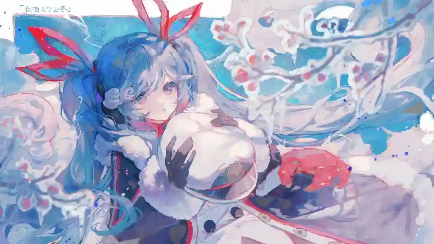 4k水墨画壁纸 - 初音未来 - 热门壁纸 - wallpaper「哲风壁纸」