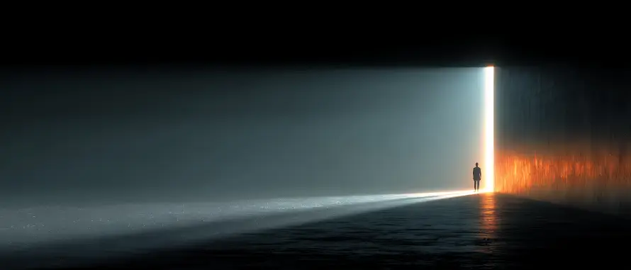 4k人影壁纸 - 光影 - 光束 - 抽象「哲风壁纸」