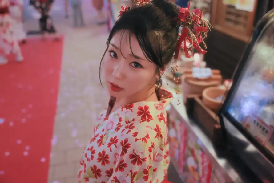 4k写真壁纸 - 发饰 - 和服 - 和风「哲风壁纸」