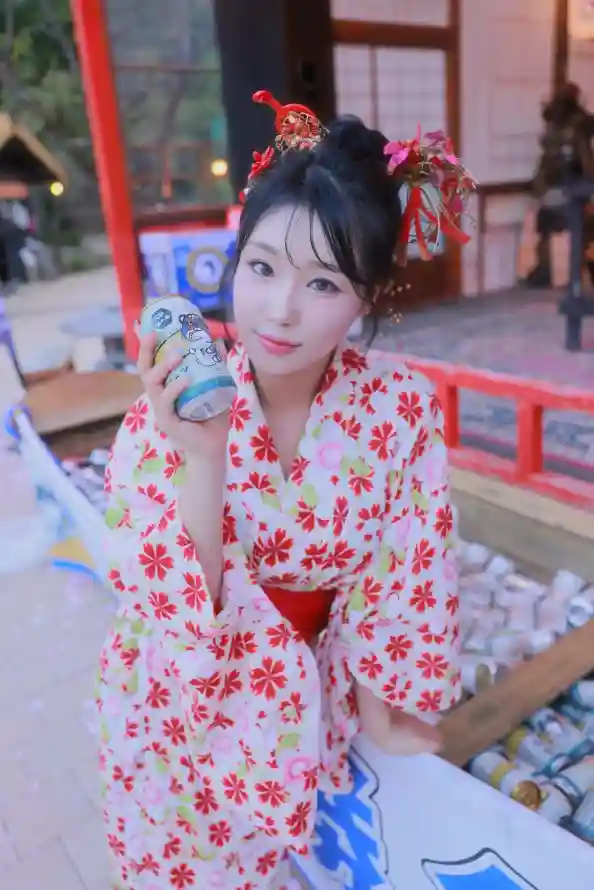 4k写真壁纸 - 发饰 - 和服 - 少女「哲风壁纸」