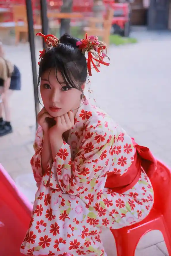 4k写真壁纸 - 和服 - 户外 - 传统服饰「哲风壁纸」