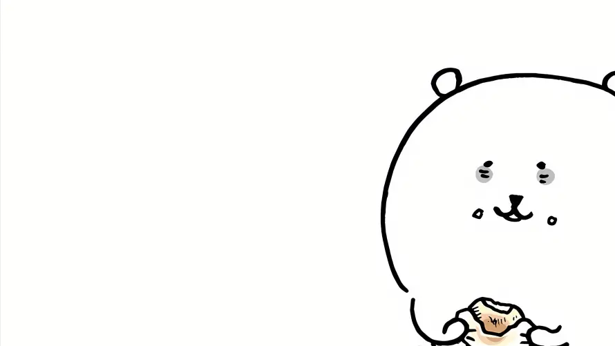 4k可爱壁纸 - 呆萌 - 小熊 - 手绘「哲风壁纸」