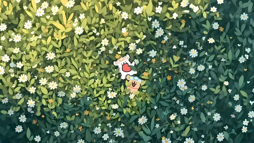 4k可爱壁纸 - 小花 - 植物 - 治愈「哲风壁纸」