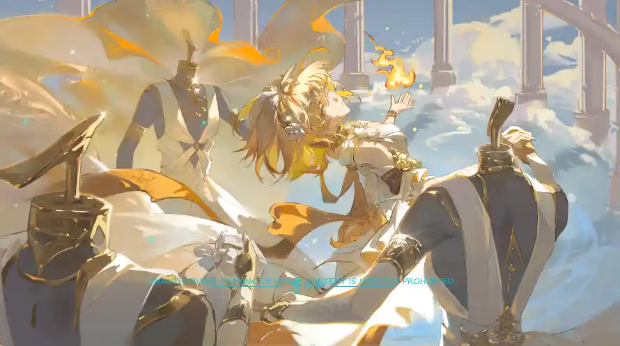 4k崩铁壁纸 - 建筑 - 云端场景 - 光影效果「哲风壁纸」