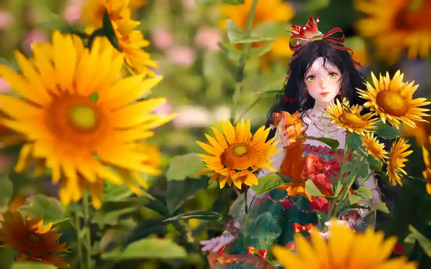 4k可爱壁纸 - 暖暖 - 花丛 - 花海「哲风壁纸」