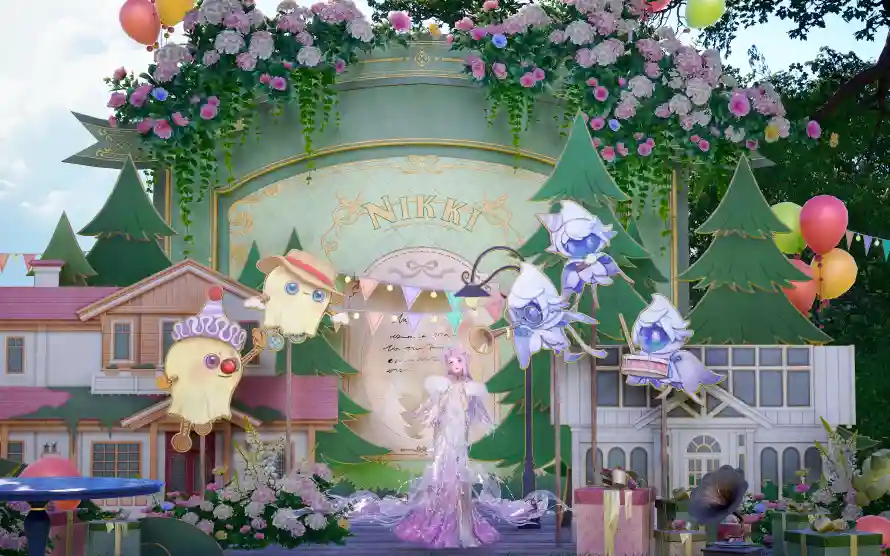 4k建筑壁纸 - 暖暖 - 树木 - 气球「哲风壁纸」