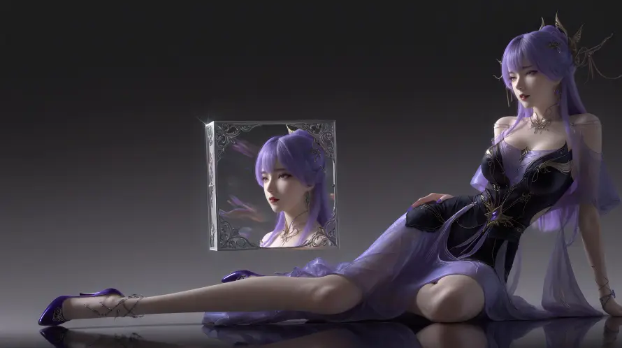 4k天穹壁纸 - 紧身衣 - 高跟鞋 - 动漫人物「哲风壁纸」