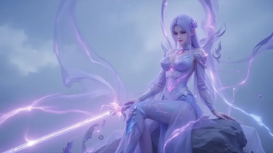 4k岩石壁纸 - 玄幻 - 小医仙 - 仙侠风格「哲风壁纸」