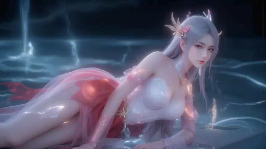 4k仙侠壁纸 - 古风 - 水中 - 玄幻「哲风壁纸」