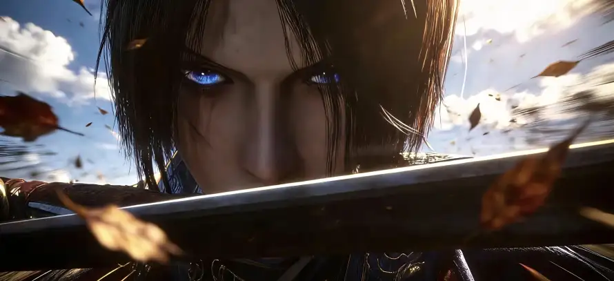 4k古风壁纸 - 剑 - 武侠 - 落叶「哲风壁纸」