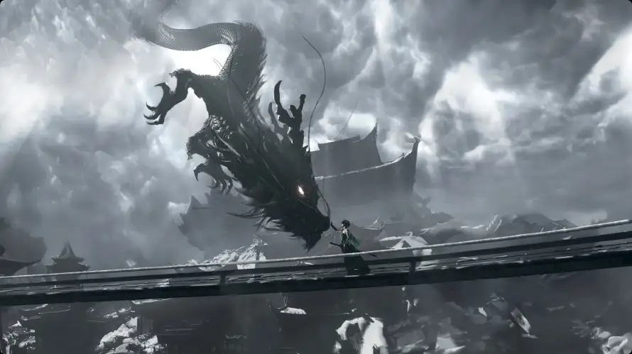 4k云雾壁纸 - 龙 - 仙侠 - 古风「哲风壁纸」