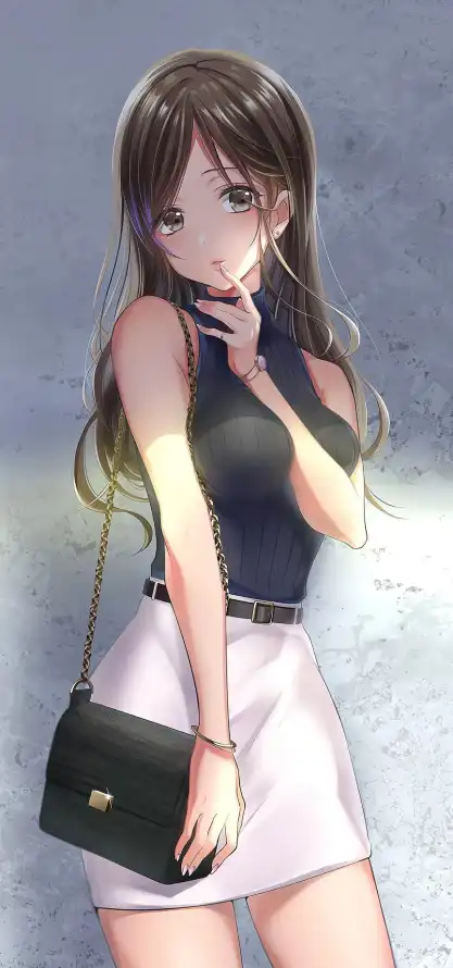 4k壁纸壁纸 - 手机 - 穿搭 - 长发「哲风壁纸」